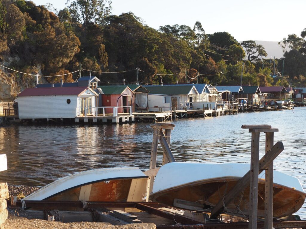 Boatsheds at Cornelian Bay, Hobart