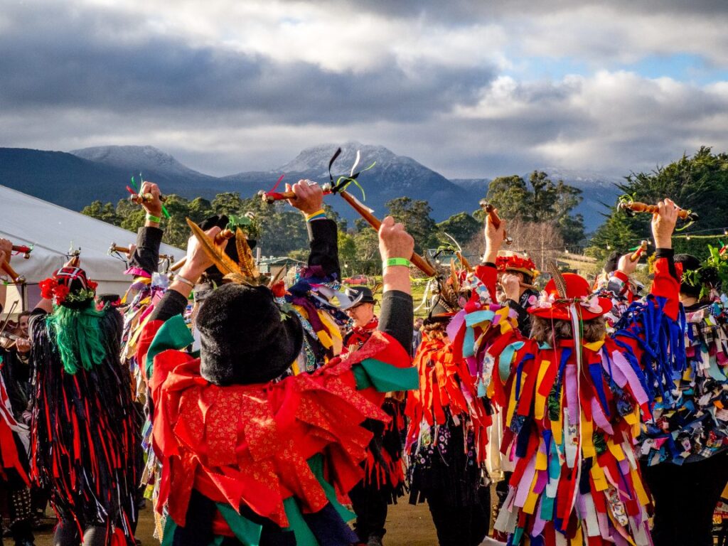 Pagan revels at the Huon Valley Midwinter Festival