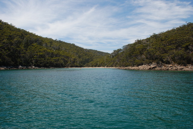 Denman's Cove, the start of the Three Capes Track