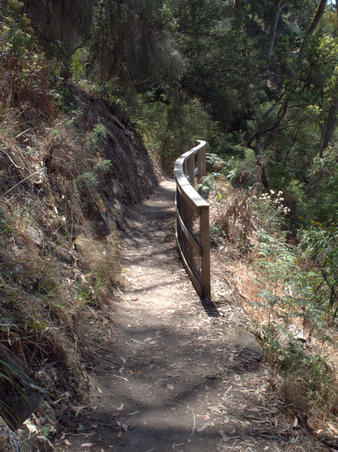 The track is well made and step sections, at least at the beginning, are made easier by switchbacks