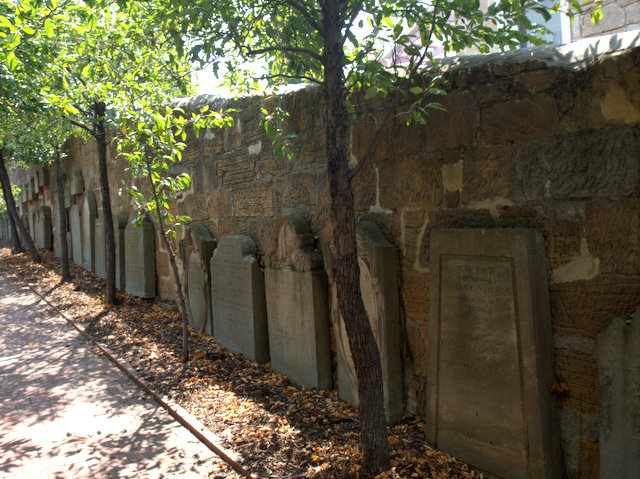 Headstones at Saint Andrew's Park, Hobart