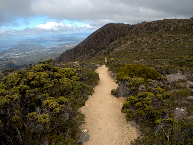 Top of the Zig Zag Track looking towards South Wellington
