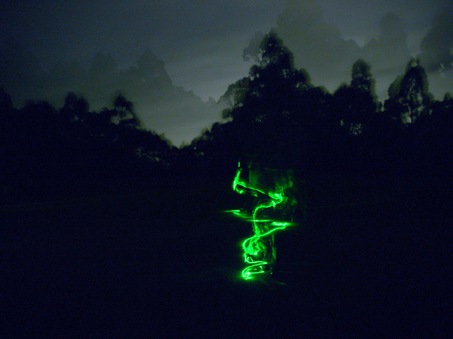 Laser spinning with trees