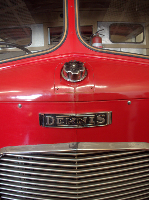 Dennis the red fire engine - bound to become the anthropomorphised star of a children's television show