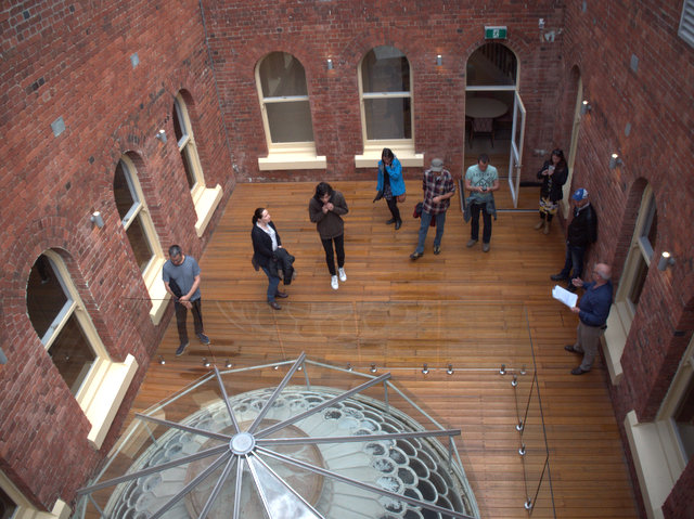 First floor courtyard and dome, Hobart GPO