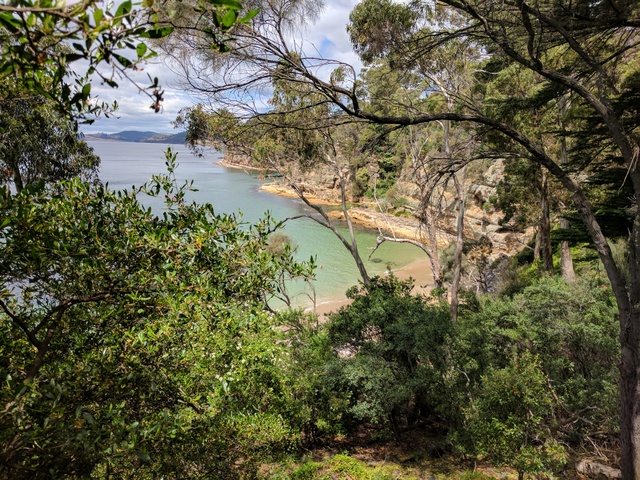Boronia Beach is a hidden gem around the headland from Kingston Beach only accessible via a walking track