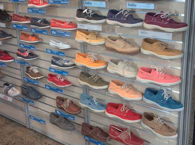 Boat shoes in a rainbow of shades