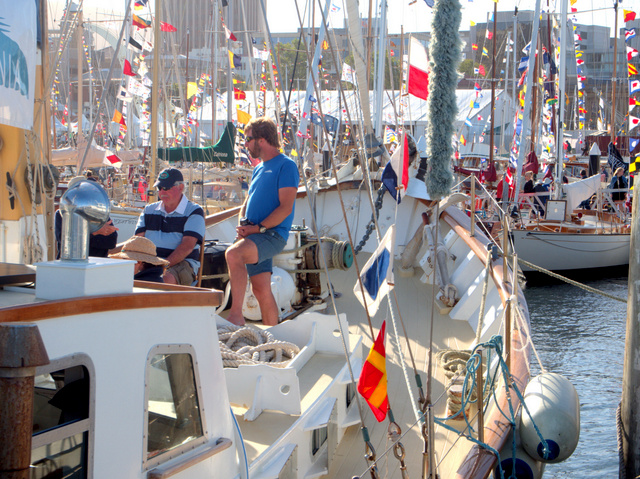For participating boat owners, it's a social occasion