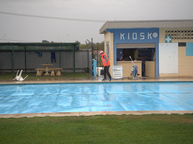 The municipal swimming pool was built over the old gaol yard in the 1950s