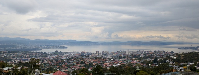 Hobart from Knocklofty