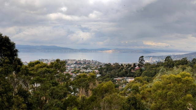 Hobart from Knocklofty