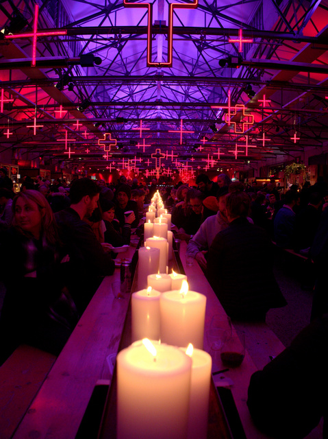 The Midwinter Feast, warmed by the glow of 1000 roaring candles