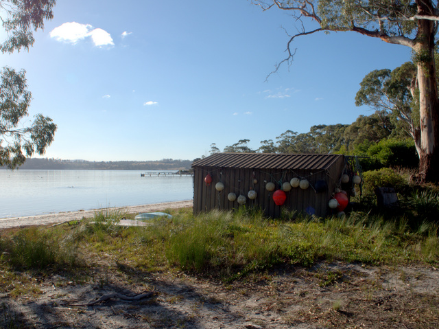 Boathouse at West Shelly Beach, Orford