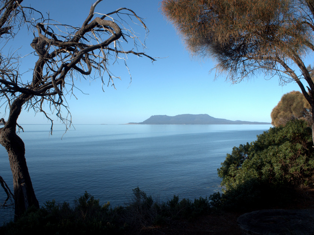 Maria Island from the track near Spring Beach