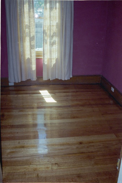 Polishing the floorboards provided an early win and boost to the aesthetic appeal of the home