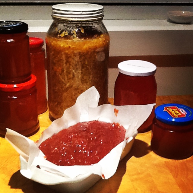 A Festival of the Quince - jelly, vodka (infusing) and paste