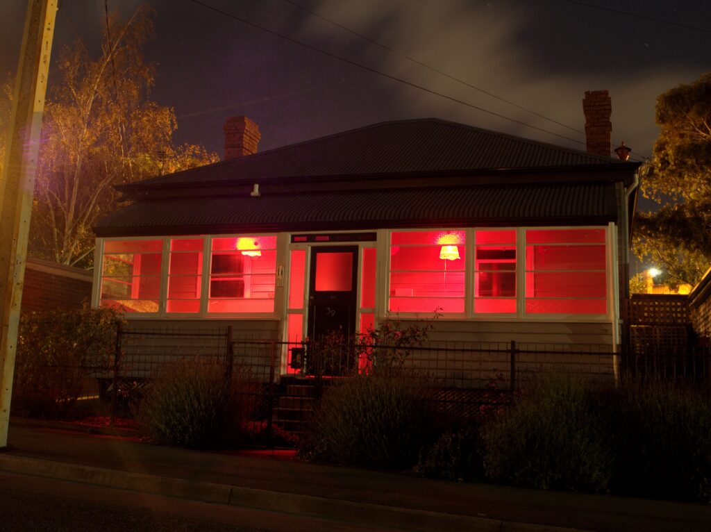 Painting the town red for Dark Mofo