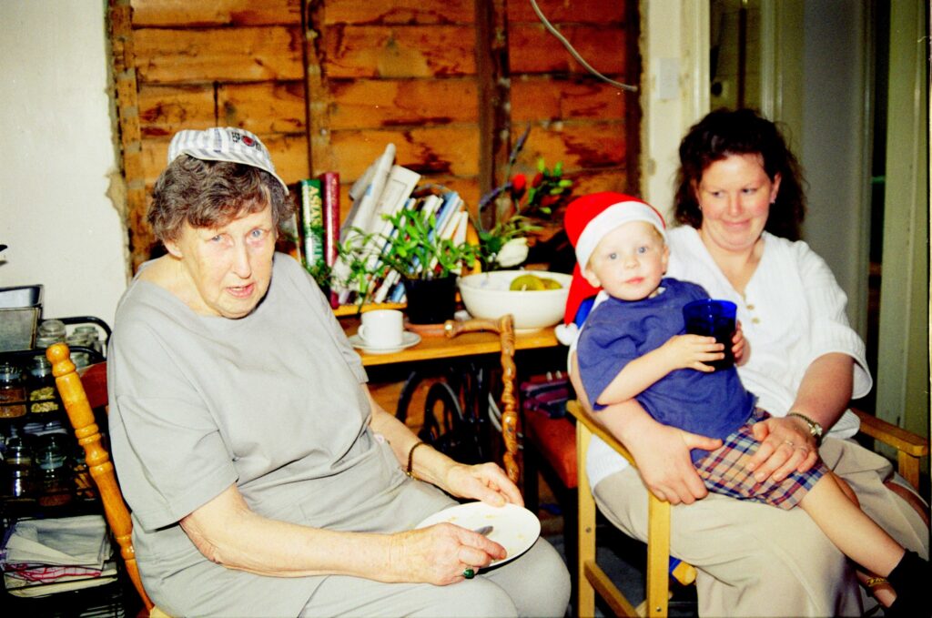 Pippa, (my grandmother) Alex & Tanya, circa 1994