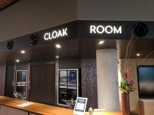 A cloak room was something patrons of the Theatre could only dream of due to lack of space