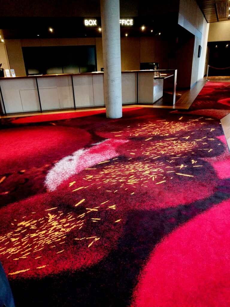 Fiery carpet at The Hedberg