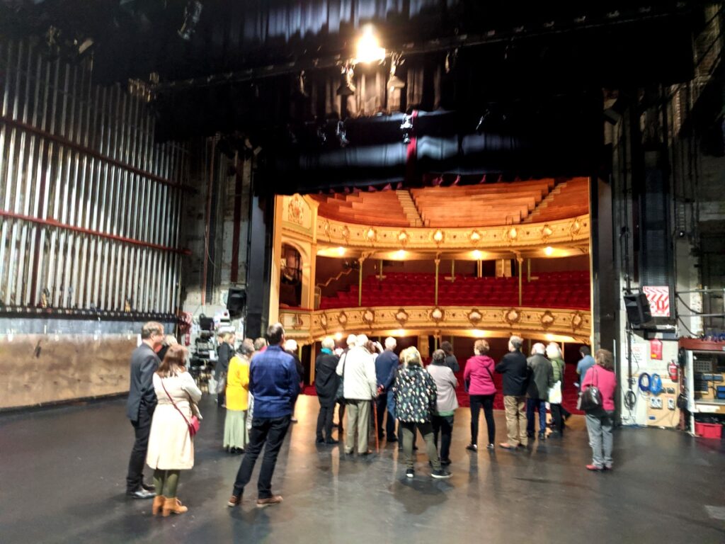 On the Theatre Royal stage