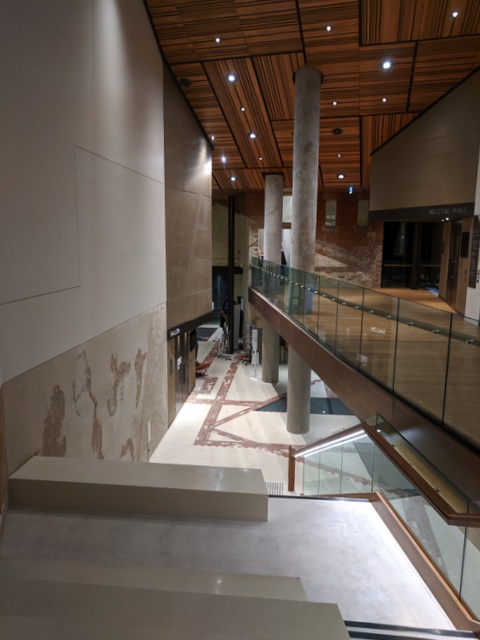 Foyer areas of the Recital Hall and Conservatorium