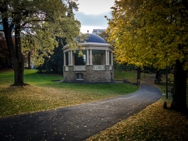 Saint Davids Park, Hobart in Autumn